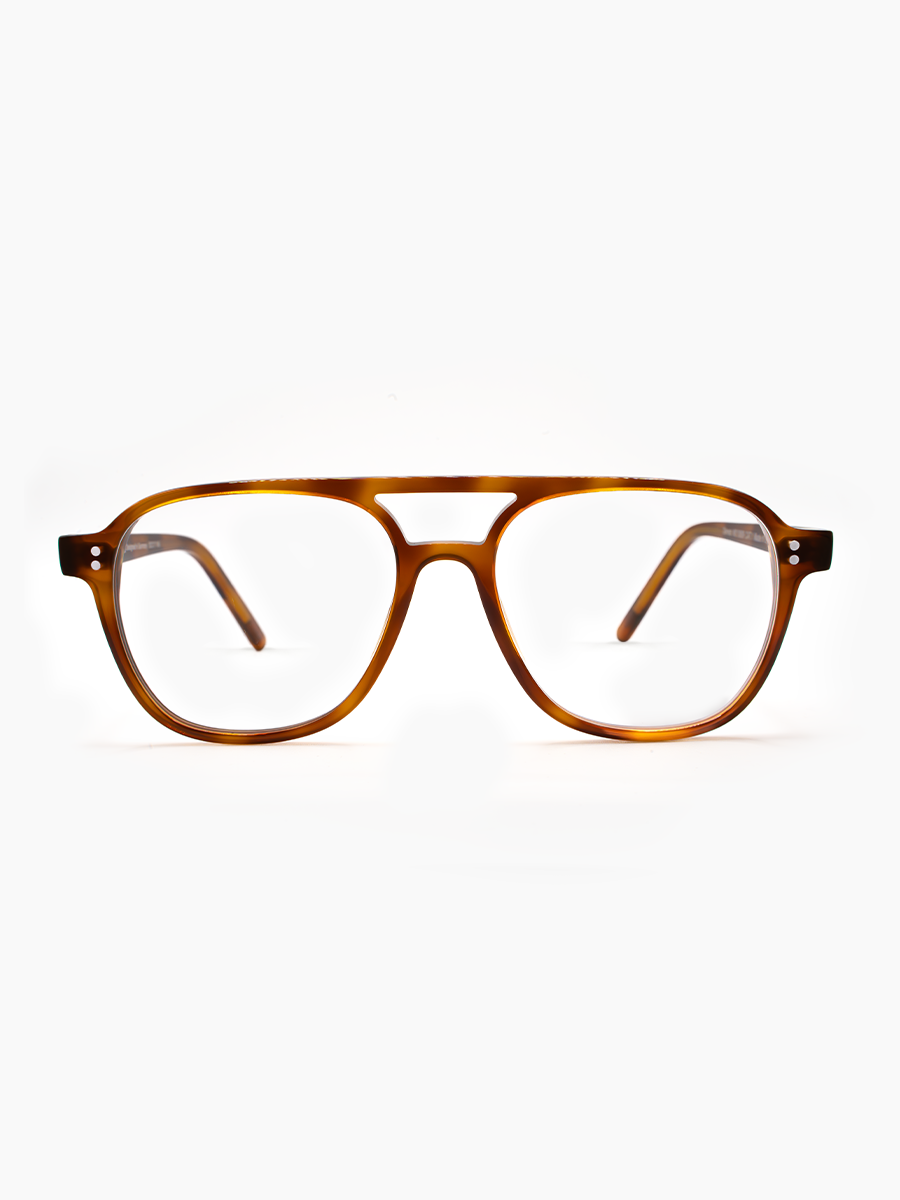 Braune Brillen